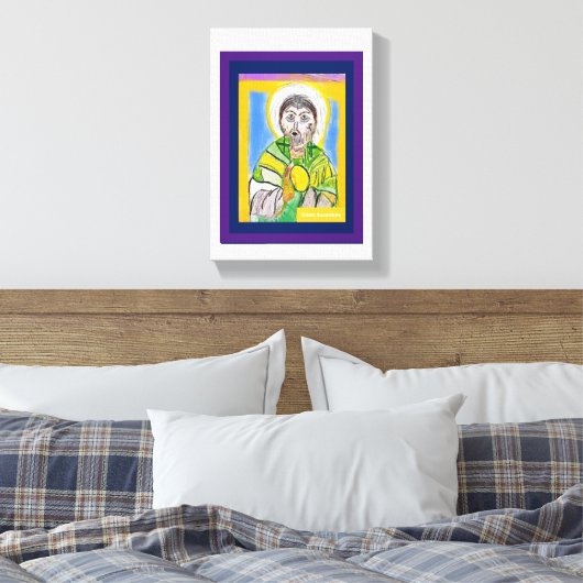 Cristo Sacerdote Canvas Afdruk (Insitu (Slaapkamer))