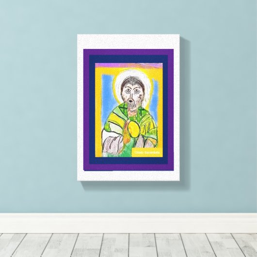 Cristo Sacerdote Canvas Afdruk (Insitu (Houten vloer))