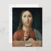 Cristo Salvator Mundi, 1465 Briefkaart (Voorkant / Achterkant)