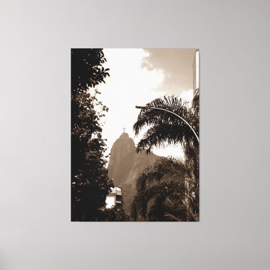 Cristo visto da Rua Canvas Afdruk (Voorkant)