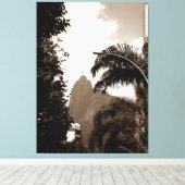 Cristo visto da Rua Canvas Afdruk (Insitu (Houten vloer))