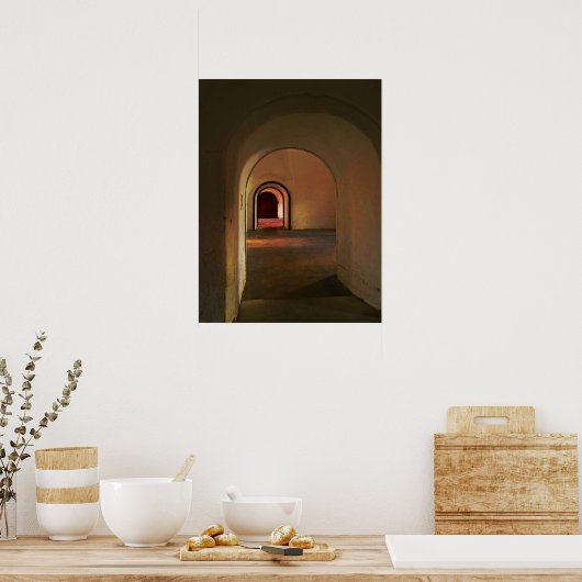 Cristobal Corridor Poster Print (Keuken)