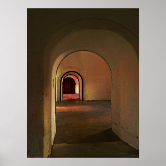 Cristobal Corridor Poster Print (Voorkant)