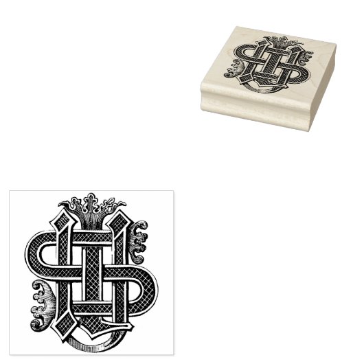 Cristogram Rubber Kunststempel Rubberstempel (Gestempeld)