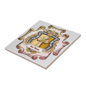 Cristos Cross Schild Achternaam Tegeltje (Zijkant)