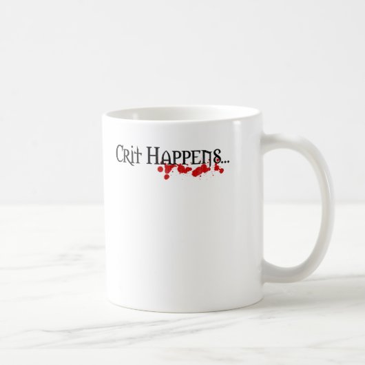 Crit Happens Koffiemok (Rechts)