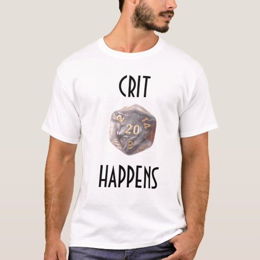 CRIT HAPPENS T-SHIRT (Voorkant)