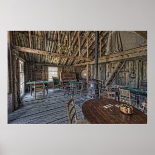 CRITERION HALL SALOON EN CASINO - MONTANA POSTER