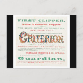 Criterium Clipper Zeilen Briefkaart