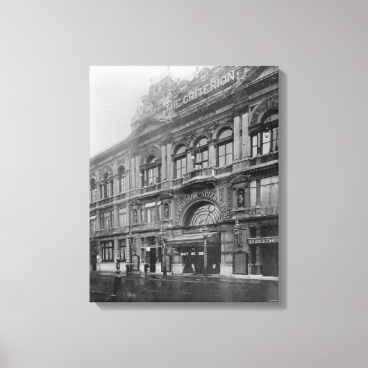 Criterium Restaurant en Theater, 1902 Canvas Afdruk (Voorkant)