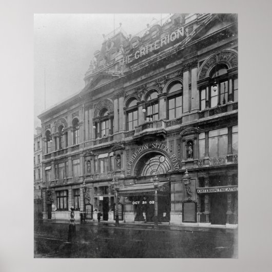Criterium Restaurant en Theater, 1902 Poster (Voorkant)