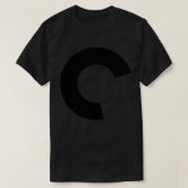 Criterium zwarte logo ticker t-shirt (Design voorkant)