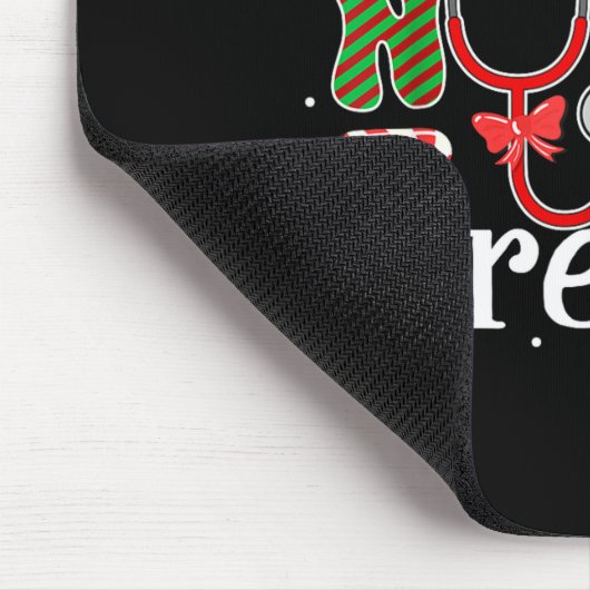 Critical Care Nurse Crew Stethoscope Santa Hat Chr Muismat (Hoek)