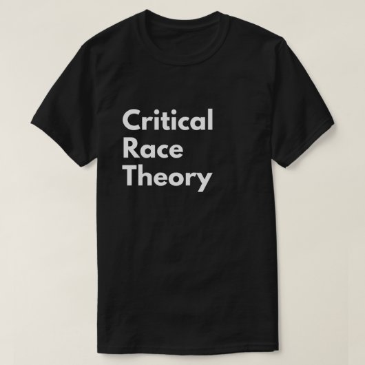 Critical Race Theory BHM T-Shirt (Design voorkant)