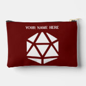 Critical Strike Dice ACC Zip Pouch (klein) Etui (Achterkant)