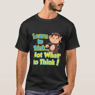 Critical Thinker Monkey T-shirt