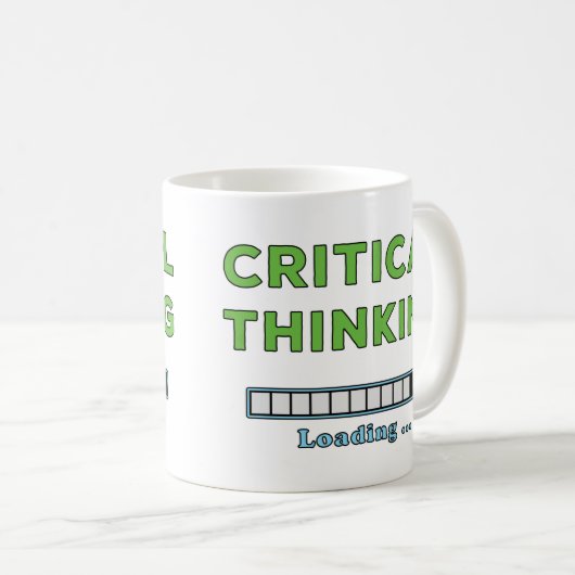 Critical Thinking Koffiemok (Voorkant rechts)