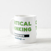 Critical Thinking Koffiemok (Voorkant links)