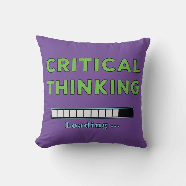 Critical Thinking Kussen (Voorkant)