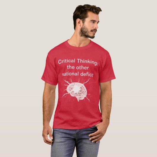 Critical Thinking T-Shirt (Voorkant volledig)