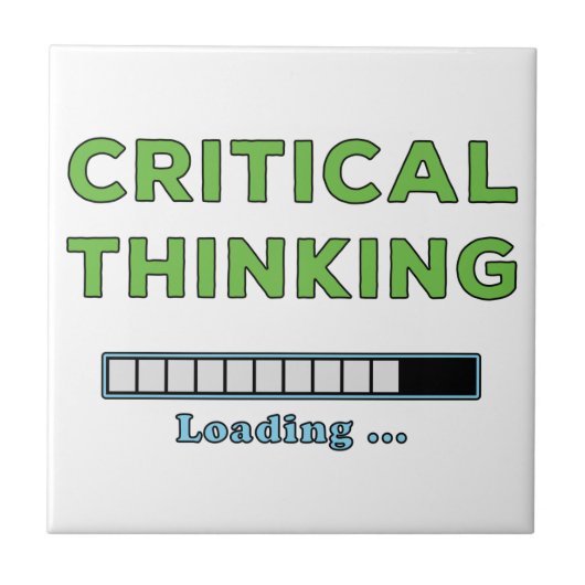 Critical Thinking Tegeltje (Voorkant)
