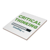 Critical Thinking Tegeltje (Zijkant)