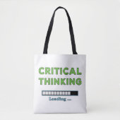 Critical Thinking Tote Bag (Voorkant)