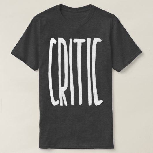 criticus t-shirt (Design voorkant)