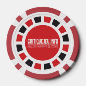 CritiqueJeu Casino-spelletjes Poker Chips (Achterkant)
