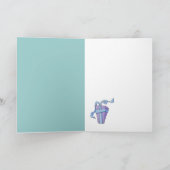 Critter Cedric Christmas Kaart (Binnen)