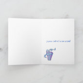 Critter Cedric French Kerstcard Feestdagen Kaart (Binnen)