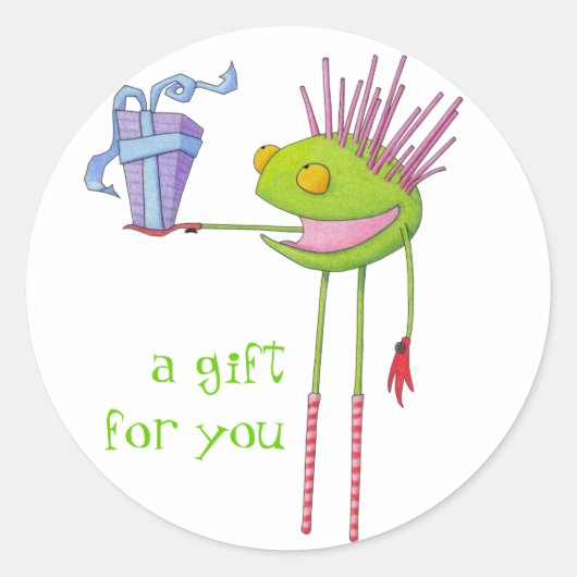 Critter Cedric Sticker (Voorkant)