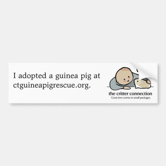 Critter Connection Bumpersticker #1 (Voorkant)