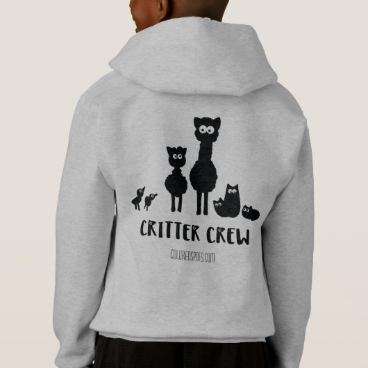 Critter Crew Odd Trio - Vogels, Alpaca, Katten (Achterkant)