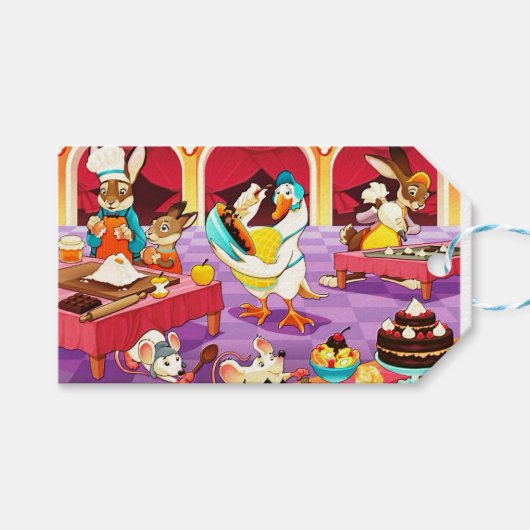 "Critter Cuisines" Cadeaulabel (Voorkant (Horizontaal))