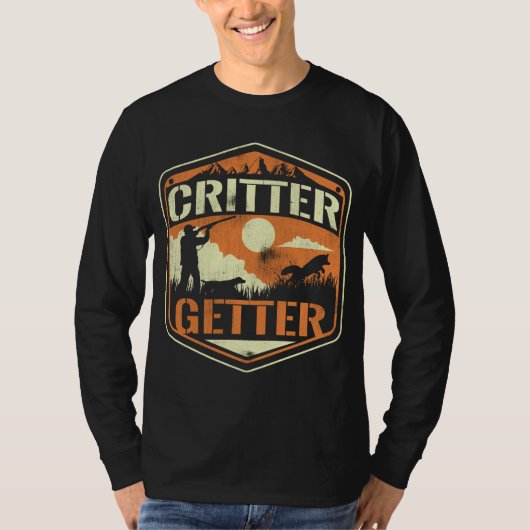 Critter Getter Hunter Hunter Hunter Hunter Squirre T-shirt (Voorkant)