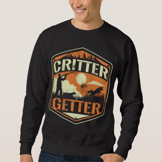 Critter Getter Hunter Hunter Hunter Hunter Squirre Trui (Voorkant)