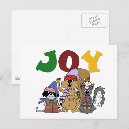 Critter Joy Tshirts en geschenken Briefkaart (Voorkant / Achterkant)