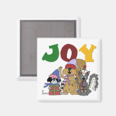 Critter Joy Tshirts en geschenken Magneet (Voorkant / Achterkant)