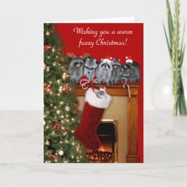 Critter kerstkaart feestdagen kaart