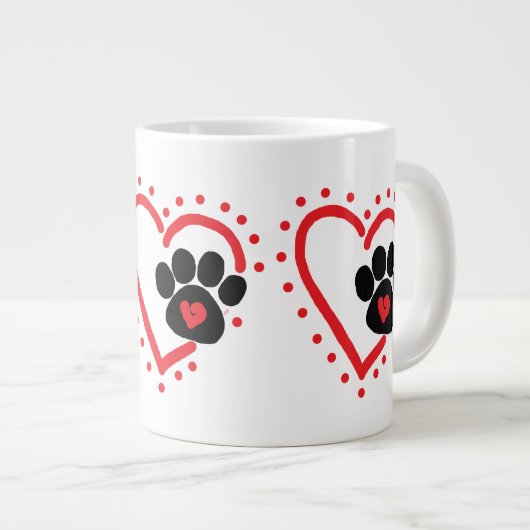 Critter Love Ceramic 20 oz. Mok (Voorkant rechts)