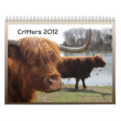 Critters 2012 ~ agenda kalender (Hoes)