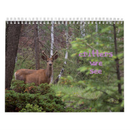 Critters die we zien kalender