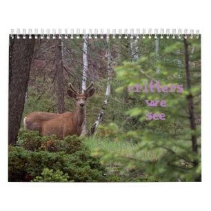 Critters die we zien  kalender