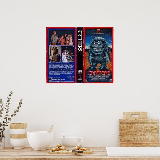 Critters VHS Poster (Keuken)