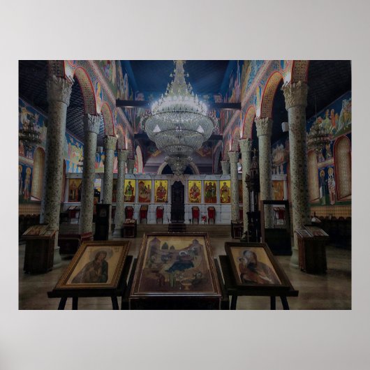 Crkva Presveta Bogorodica Skopje Poster (Voorkant)