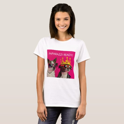 CRN "PAPARAZZI READY" T-shirt (Voorkant volledig)
