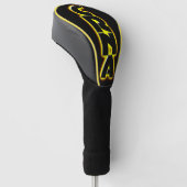 CRNA-anesthesie brandend Golfheadcover (Schuin)