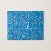 CRNA Blue Jigzaag Puzzle Legpuzzel (Horizontaal)