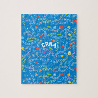 CRNA Blue Jigzaag Puzzle Legpuzzel